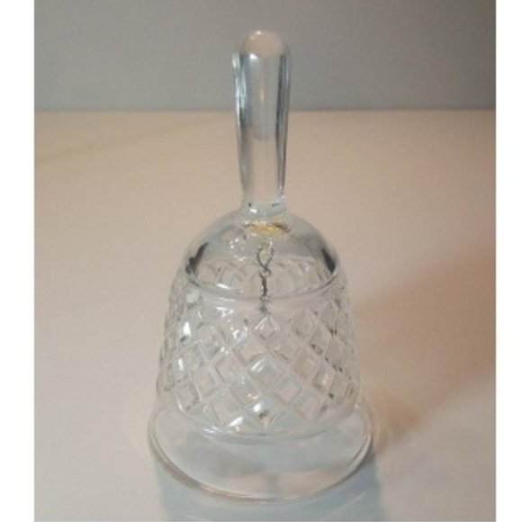 Glass Bell  -  24% Lead  -  Royal Crystal Rock  -  Made in Italy - Picture 1 of 3